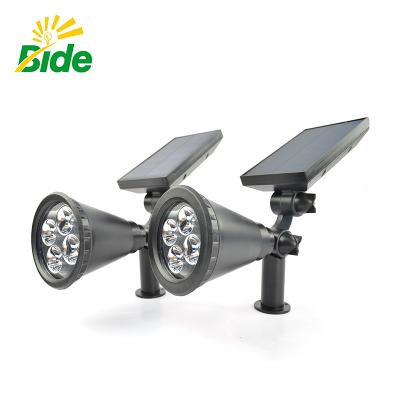 China Cheap ABS Solar Panel Garden Light Decoration Waterproof Solar Powered Landscape Spotlights for sale