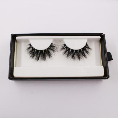 China 25mm Mink Eyelash Extension Eyelash Packaging Box Custom Natural Soft Eyelash Seller for sale