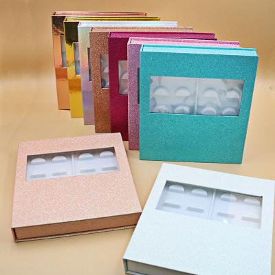 China Full Strip Lashes Waterproof Custom Eyelash Book and Box Mink Eyelashes Vendor With Lashpackaging for sale