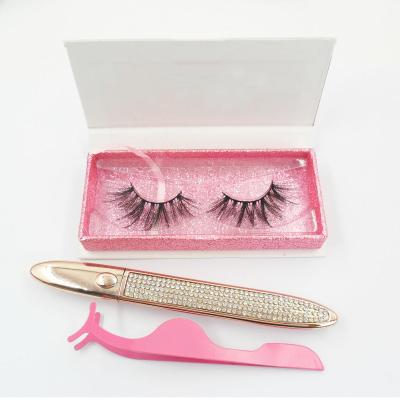 China Tape Waterproof Lashes Stick 3D Mink Eyelash Packaging False Eyelashes with Lash Book for sale