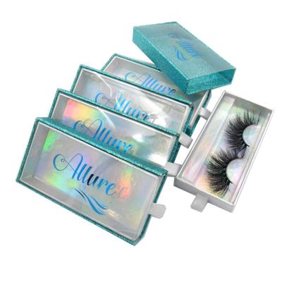 China Waterproof Label Wick Box Custom Mink Lashes Eyelash Wholesale Seller Customized Boxes for sale