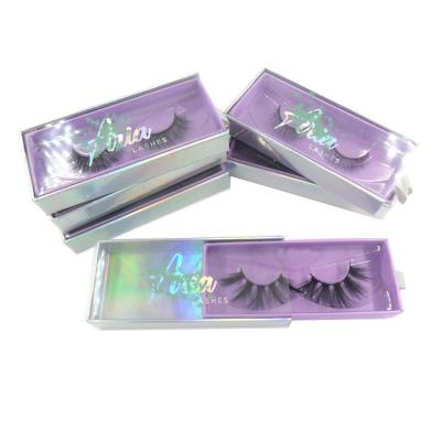 China Waterproof Faux 3D Mink Lashes False Eyelashes With Box Packaging Custom Packaging Box for sale