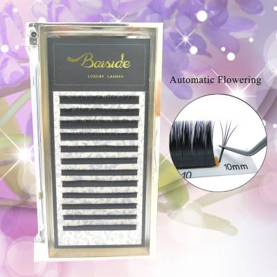 China Fans Natural Soft Wholesale Volume Lashes Russian Easy Eyelash Extensions for sale