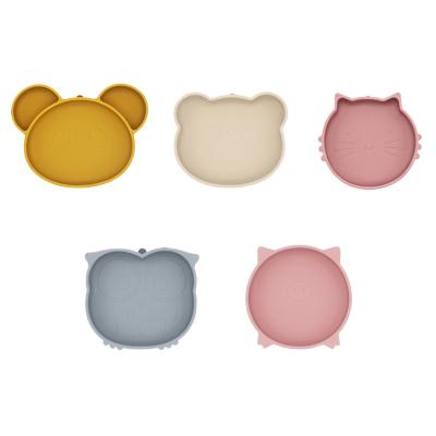 China Baby Suction Plate Modern New Products OEM/ODM Logo Embossed Printing Personality Colorful Models Silicone Customized Gifts/Package for sale