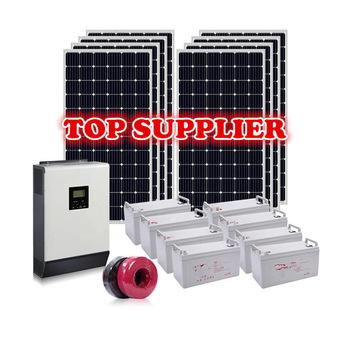 China Backyard Solar Power System Home Solar System For Household Solar Panel System 4kw Off Grid for sale