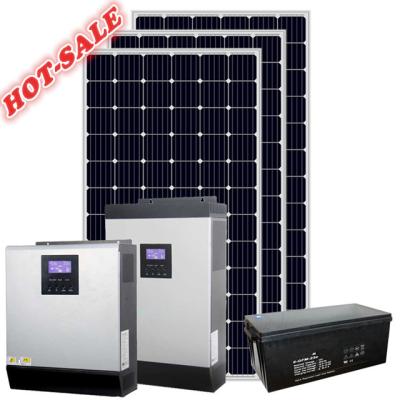 China 5000W Mini Solar System Complete Solar Power System Home Solar Power Home System 5 KW for sale