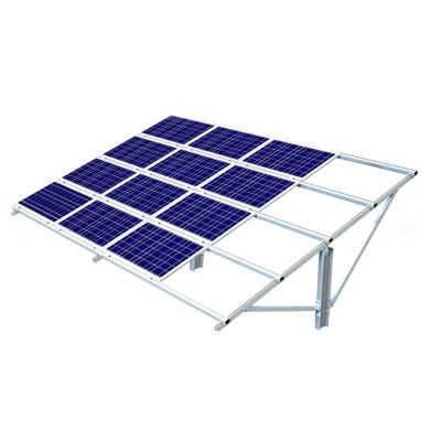 China AL6005-T5 Solar Panel Mounting Ground Mounting System Solar Structure With Screw Ground Base for sale