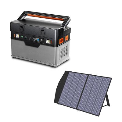 China home supply home emergency plant portable pembangkit tenaga surya 300W 500W use 220V solar power station for sale