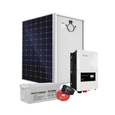 China Alternative energy support system energi surya 10KW 15KW solar residential home solar power supply kit for sale