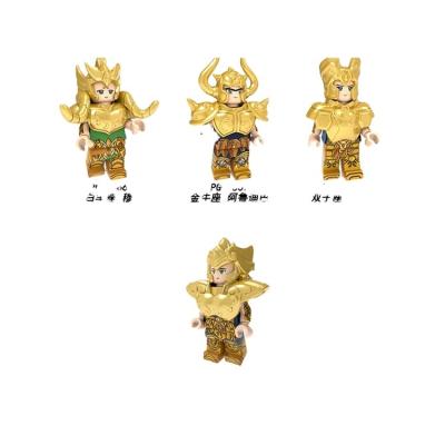 China Funny Anime Figure Knights Of The Saint Seiya Mini Building Block Twelve Zodiac Constellation Toys Pg8212 Pg8213 Pg8128 for sale