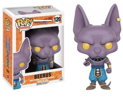 China Super-destructive Cute Funko Funny Pop God Animation Character BEERUS 120# Vinyl Model Dolls Action Figure Toys for sale