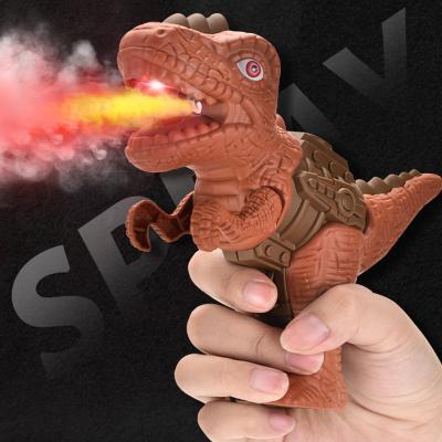 China Sand Beach Game Set Outdoor Summer Beach Dinosaur Spray Water Gun Sound Light Electric Water Spray Toys Gun For Kids for sale