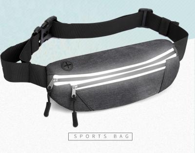 China Factory direct wholesale waterproof promotion sports chest package waist sling bag with reflective mark for sale