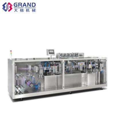 China GGS-240 P5 Full Automatic Food Pesticide Bottle Tube Forming Plastic Ampoule Forming Filling Sealing Machine for sale