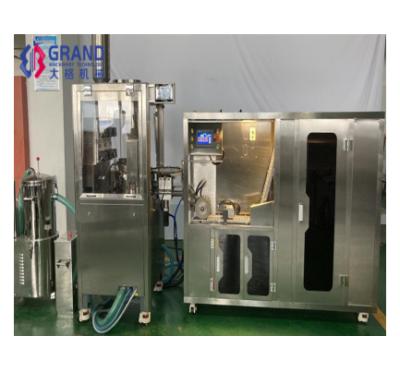 China NJP-260 liquid caspule oil liquid capsule machine liquid calcium vitamin capsule filling sealing strip machine for sale