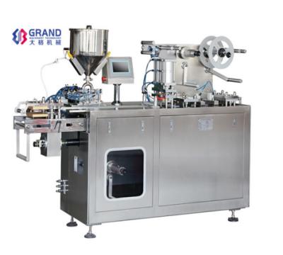 China DPP-150 automatic thermoforming liquid food blister packing machine for butter honey jam sauce ketchup cheese for sale