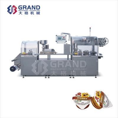 China Automatic DPP 260 Honey Butter Sauce Packaging Liquid Food Blister Filling Sealing Packing Machine for sale