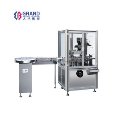 China GSZ-120 Automatic Vertical Cartoning Pharmaceutical Food Machine Blister Bottle Cosmetics Cartoning Machine for sale