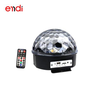 China ENDI 6 color residential clear transparent magic ball disco lights with voice control function for night club for sale