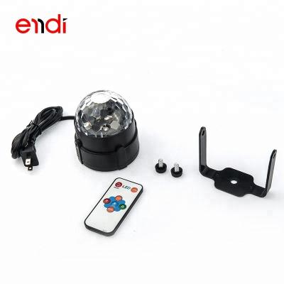 China ENDI mini residential magic ball disco light for car with high lumen led beads price in india for sale