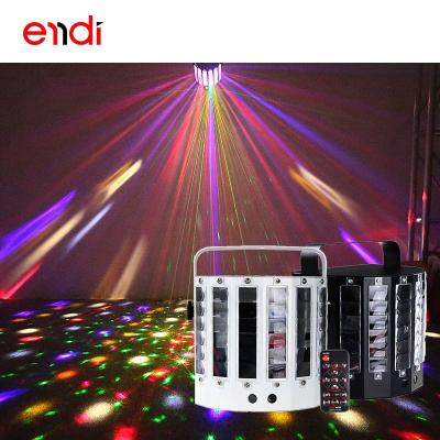 China ENDI theme park trending hot products led butterfly lazer club lights with ultra-high brightness 9 color beads for disco and DJ party for sale