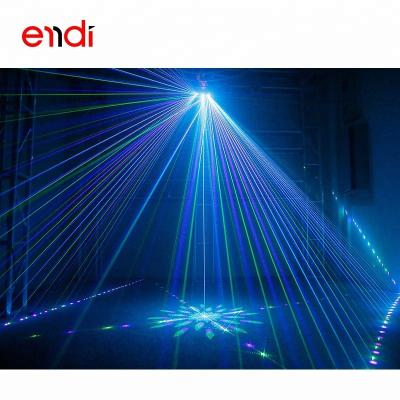 China ENDI Theme Park Chinese 3d Laser Disco Ball Light With Cool Colorful Line Effect DJ Lighting for sale