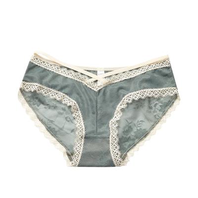 China Women's QUICK DRY underwear, sexy lace, light and cross strap, hip lift for sale