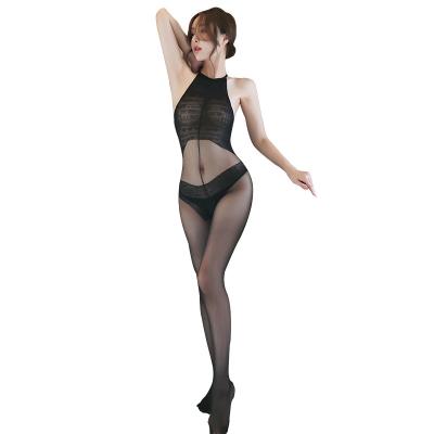 China Cotton Transparent Transparent Underwear Passion Suit Sexy Socks / Long Bamboo Fiber Sexy Night Stockings for sale