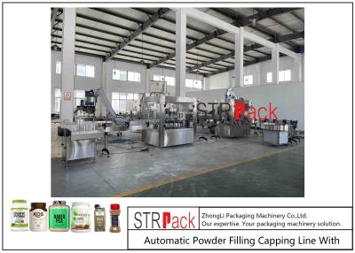 China High Speed Auger Füllmaschine Pfeffer Kumin Curry Pulverflasche Rotationsfüllmaschine zu verkaufen