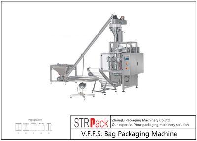 China Automatisches vertikales Form-Pulver und füllende Verpackungsmaschine für Apotheken-/Mehl-Pulver zu verkaufen