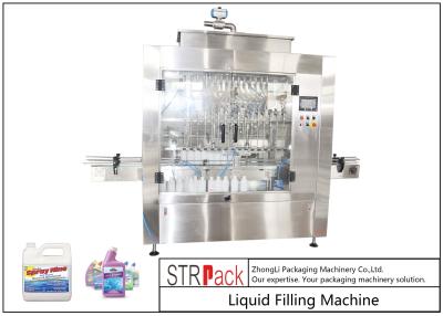 China 16 Head Anti Foamy Automatic Liquid Filling Machine With Servo Diving Nozzle for sale