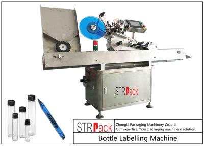 China Adhesive Stickers Horizontal Labeling Machine , Vial Ampoule Syringe Labeling Machine  for sale