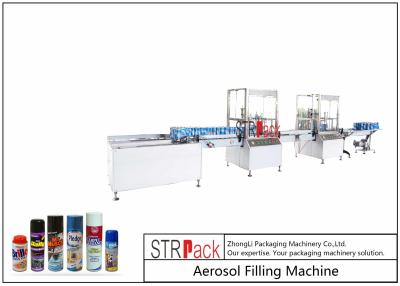 China High Performance Aerosol Filling Machine , Aerosol Paint Can Filling Machine  for sale