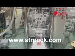 Vertical Sealing Rotary Powder Filling Machine Quad Seal Stabilo Bagger