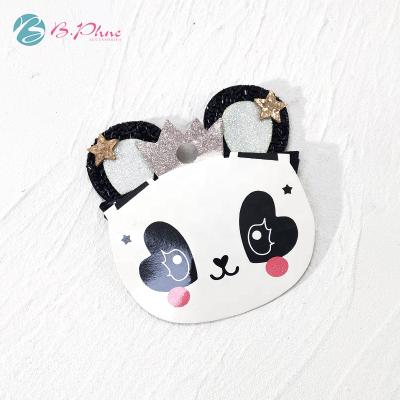 China Cute Cartoon Hair Clips Hair Clips Hair Decoration New Products Kids Alligator Hair Clip Panda Accessory Set for sale