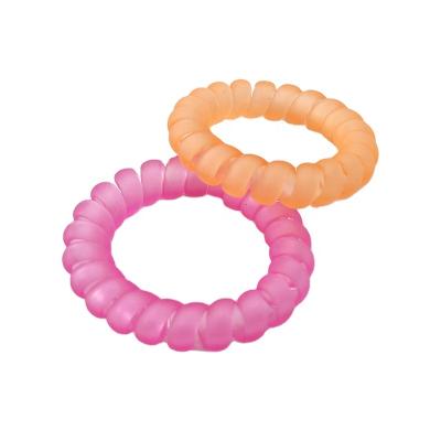 China Telephone Line Hair Accessories Wholesale Elastic Ring Telephone Wire Line Hair Coil Elastic Link Spiral Hair Band Ring Hair for sale