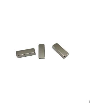 China Neodymium Rare Earth Material Industrial Powerful Square Block N35 Long Bar Magnet Strong Permanent Magnet 14x5x5mm for sale