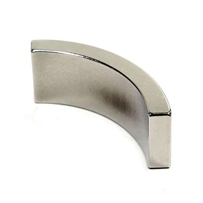 China Industrial Magnet High Grade N42 N48 Neodymium Magnets Manufacturer NdFeB Arc Magnet For Generator Motor for sale