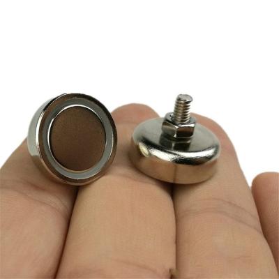 China Wholesale Strong Pull Magnet China Manufacturer Industrial Small Strength N35 N45 N52 Neodymium Cup Pot Magnet for sale