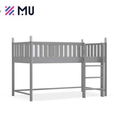 China Child Modern Wooden Baby Ferniture Multifunctional Wooden Bunk Bed With Ladder for sale