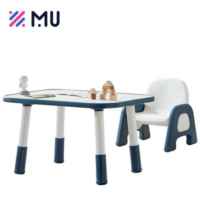 China Four EUROPEAN universal in one wooden tables and chairs for children for sale