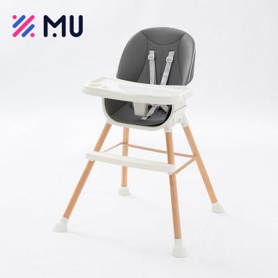 China EUROPEAN 2-Gear Pedal Adjustment Cheap Baby Feeding High Chair Steel Pipe Baby High Chair for sale