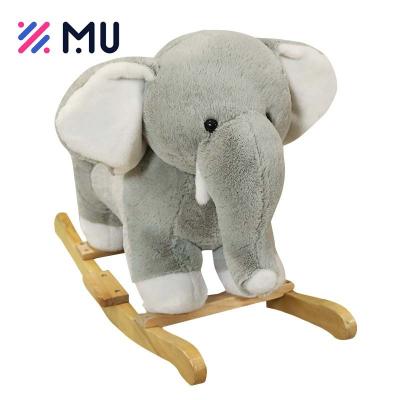 China ECO-friendly Material Wholesale Custom Soft Plush Rocking Horse Rocker Stuffed Animal Riding Toy for Kid for sale