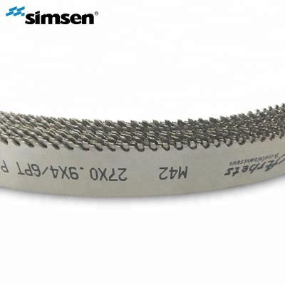 China Metal Cutting High Accuracy Coil M42 Bi Metal Band Cut Saw Blade for sale