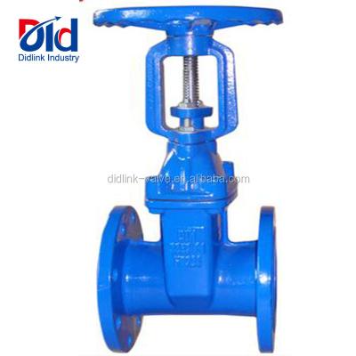 China General China Sluice Steam Cast F4 Stem Din 3352 Stainless Steel Resilient Seated Rising Gate Valve 3 Inch for sale