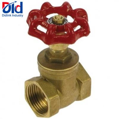 China High Quality Casting Body Type Thread Gate Valve Hand Wheel Operation With Electric Actuator High Pressure Brass Gate Valve for sale