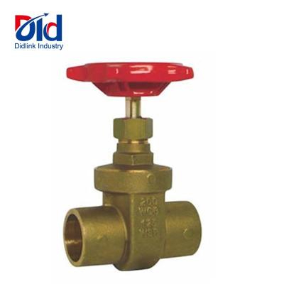 China High Quality Metal Seat OS&Y Stem Handwheel Operation Low Pressure Rising Brass Gate Valve Of Thread Gate Valve for sale