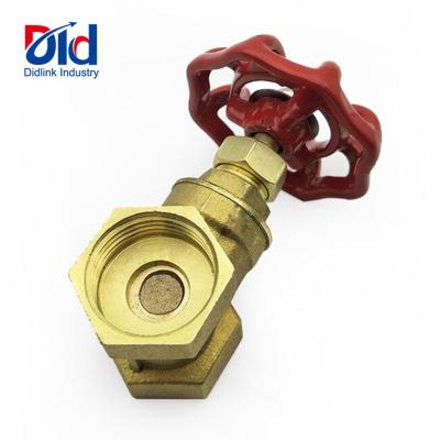 China High quality JIS thread gate valve hot or cold water or DIN standard three way brass gate valve for sale