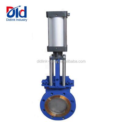 China General Price 8 Inch Hattersley Y Dimension Ball V Return Non Lockout Wcb Pneumatic Knife Gate Valve Diagram for sale