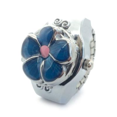 China Retro three-color fashion personality lotus watch ring for sale